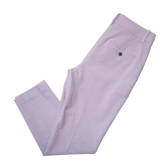 NWT Theory Treeca in Lilac Sky Purple Traceable Wool Stretch Ankle Pants 2 - Picture 1 of 8